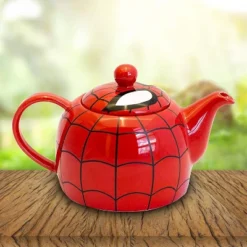 Marvel Spider-Man Ceramic Teapot With Web Mask Detail Lid