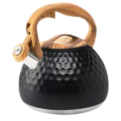 Itopfox Stainless Steel Whistling Tea Kettle With Wood Handle For Stovetop, 3.2 Qt Capacity, Suitable For Gas & Electric Cooktops, Black 17 Itopfox Stainless Steel Whistling Tea Kettle With Wood Handle For Stovetop, 3.2 Qt Capacity, Suitable For Gas & Electric Cooktops, Black -Household Kettle Shop GUEST 595044c2 0428 4ca7 9bee 7f75f269272d