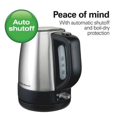 Hamilton Beach 1.2L Stainless Steel Kettle 6 Hamilton Beach 1.2L Stainless Steel Kettle - Image 4