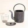 Frieling "Marage", Cast Iron Teapot, 34 Fl. Oz., Black/Silver 1 Frieling "Marage", Cast Iron Teapot, 34 Fl. Oz., Black/Silver -Household Kettle Shop GUEST 5a666bc7 8eb1 42a8 84d1 3f4d23b950f4