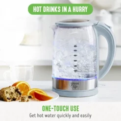 GreenLife Qwik And EZ Glass Kettle 16 GreenLife Qwik And EZ Glass Kettle -Household Kettle Shop GUEST 5aa07c51 793f 4296 b692 e16f9c51dd5a