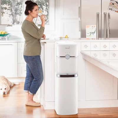 Primo Smart Touch Bottom Loading Water Dispenser - White: 5 Gallon, Hot & Cold, Freestanding, 500W, 194°F Max Temp 4 Primo Smart Touch Bottom Loading Water Dispenser - White: 5 Gallon, Hot & Cold, Freestanding, 500W, 194°F Max Temp - Image 2
