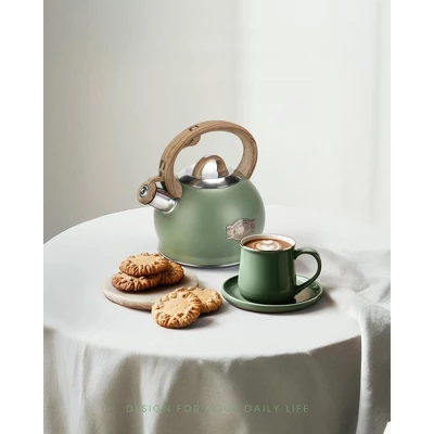 Itopfox Stovetop Whistling Tea Kettle, 2.1 Quart Stainless Steel Teapot With Heat-Resistant Handle, Compatible With All Stoves 6 Itopfox Stovetop Whistling Tea Kettle, 2.1 Quart Stainless Steel Teapot With Heat-Resistant Handle, Compatible With All Stoves - Image 4