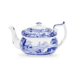 Spode Blue Italian Teapot With Infuser - 40 Oz Countryside-Inspired Ceramic Teaware For Afternoon Tea, Earthenware Brunch Tableware 17 Spode Blue Italian Teapot With Infuser - 40 Oz Countryside-Inspired Ceramic Teaware For Afternoon Tea, Earthenware Brunch Tableware -Household Kettle Shop GUEST 5e80c615 e226 4ade 8eb7 50148e77207c
