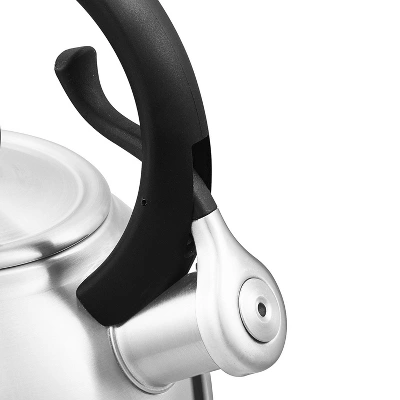 BergHOFF Essentials Cami 18/10 Stainless Steel Whistling Kettle 2qt. 5 BergHOFF Essentials Cami 18/10 Stainless Steel Whistling Kettle 2qt. - Image 3