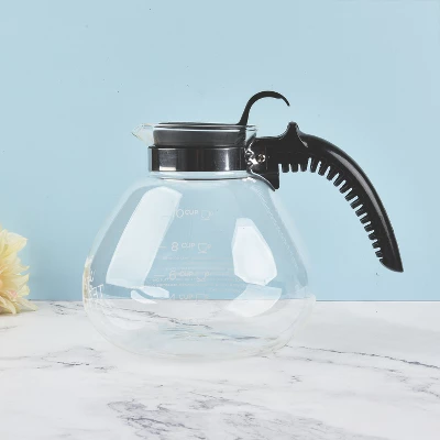 SharpChef Borosilicate Glass Stove Top Whistling Tea Kettle 12 Cup/48oz Capacity - BPA-Free, For Gas, Electric, And Glass Ranges 9 SharpChef Borosilicate Glass Stove Top Whistling Tea Kettle 12 Cup/48oz Capacity - BPA-Free, For Gas, Electric, And Glass Ranges - Image 7