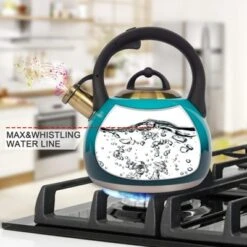 Itopfox Stainless Steel Whistling Tea Kettle For Stovetop, 3.1 Quart Teapot With Heat Proof Handle, Food Grade Safe For Gas Electric Induction -Household Kettle Shop GUEST 62888f2e b4dd 4dc6 90ea 8d2e2069385f