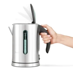Breville 57oz Soft Top Pure Kettle Brushed Stainless Steel: Electric Water Boiler, BPA-Free, Automatic Shut-Off, 1.7L Capacity -Household Kettle Shop GUEST 63467086 de17 4308 b3cc b12abdbdd0e7