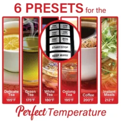 Brentwood 1.79-Qt. Cordless Digital Glass Electric Kettle With 6 Precise Temperature Presets And Swivel Base In Black 19 Brentwood 1.79-Qt. Cordless Digital Glass Electric Kettle With 6 Precise Temperature Presets And Swivel Base In Black -Household Kettle Shop GUEST 6395ad08 e77a 4d5e bde8 9975a0e4462c