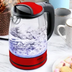 Better Chef 1.7 Liter 360 Degree Glass Cordless Electric Kettle In Red 10 Better Chef 1.7 Liter 360 Degree Glass Cordless Electric Kettle In Red -Household Kettle Shop GUEST 66d087a8 bd82 4462 918c 0d0b009f6ce1