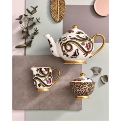 Spode Creatures Of Curiosity Fine China Teapot, Snake Motif - 1.1L White Tea Pot With Handpainted 22ct Gold Decal - Victorian Inspired Design 9 Spode Creatures Of Curiosity Fine China Teapot, Snake Motif - 1.1L White Tea Pot With Handpainted 22ct Gold Decal - Victorian Inspired Design -Household Kettle Shop GUEST 6a84f0d6 2f31 4dcc b8ae aec6a883b039