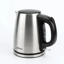 Aroma 1L Electric Water Kettle - Stainless Steel: Tea Kettle, Water Heater, Overheat Protection, 360° Rotating Base -Household Kettle Shop GUEST 6c3a81b8 e8ad 408f a4b2 c4db320558a3