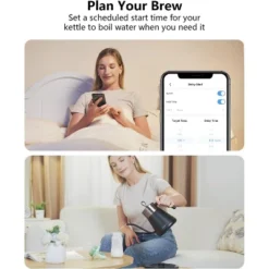 CROWNFUL Smart Electric Gooseneck Kettle With 4 Variable Presets, ±1℉ Temperature Control -Household Kettle Shop GUEST 6cd61097 df42 4435 9f67 6a7763f1abc8