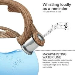 Itopfox Whistling Tea Kettle, Stainless Steel Teapot For Stovetop & Induction Stove, Fast Boiling Water Pot With Loud Whistle, Ergonomic Handle -Household Kettle Shop GUEST 6e15b14c e1af 450e 89ba 73a43dd67ced