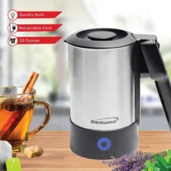 Brentwood KT-1506S 1000-Watt 20-Oz. Dual-Voltage Stainless Steel Electric Travel Kettle, Automatic Shutoff In Silver 22 Brentwood KT-1506S 1000-Watt 20-Oz. Dual-Voltage Stainless Steel Electric Travel Kettle, Automatic Shutoff In Silver -Household Kettle Shop GUEST 6fdd0d02 db09 4852 8212 bac1b3b28ca9