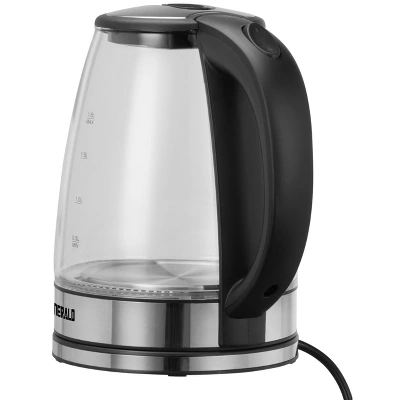 Emerald 1.8L Clear Glass Electric Kettle, Break Resistant, Rapid Boil, 1100W 5 Emerald 1.8L Clear Glass Electric Kettle, Break Resistant, Rapid Boil, 1100W - Image 3