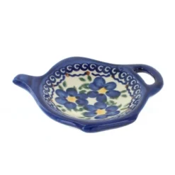 Blue Rose Polish Pottery 324 Vena Tea Bag Holder -Household Kettle Shop GUEST 71cdae0e 23b4 4ee0 b7c7 744d74e80175