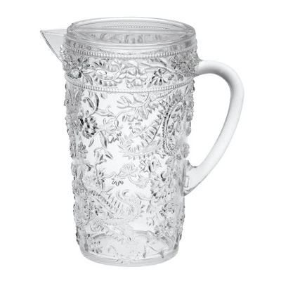 Gulches 2.5 Quarts Paisley Water Pitcher - Unbreakable, BPA-Free Plastic, Ideal For Drinks & Parties 7 Gulches 2.5 Quarts Paisley Water Pitcher - Unbreakable, BPA-Free Plastic, Ideal For Drinks & Parties - Image 5
