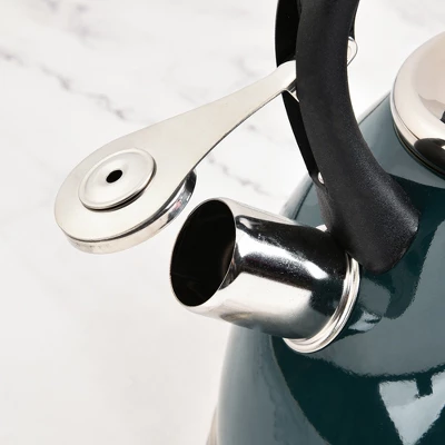 SharpChef Whistling Stovetop Tea Kettle,Food Grade Stainless Steel, Cool Touch Ergonomic Handle, Fast Boil, For Gas, Electric, And Glass Ranges - 3L 6 SharpChef Whistling Stovetop Tea Kettle,Food Grade Stainless Steel, Cool Touch Ergonomic Handle, Fast Boil, For Gas, Electric, And Glass Ranges - 3L - Image 4