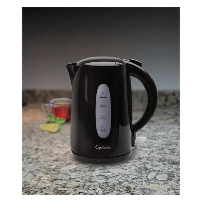 Capresso Large 57-ounce Electric Water Kettle – Black 279.01: 1500W Boil Dry Protection Water Heater Kettle 5 Capresso Large 57-ounce Electric Water Kettle – Black 279.01: 1500W Boil Dry Protection Water Heater Kettle - Image 3
