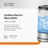 Complete Cuisine CC-EK-1000 Standard Electric Kettle, Electric Tea Kettle With Stainless-Steel Heating Element, 1.7 Liters 1 Complete Cuisine CC-EK-1000 Standard Electric Kettle, Electric Tea Kettle With Stainless-Steel Heating Element, 1.7 Liters -Household Kettle Shop GUEST 7971b94f 331b 4c34 af6b 16ea77ec9cf4