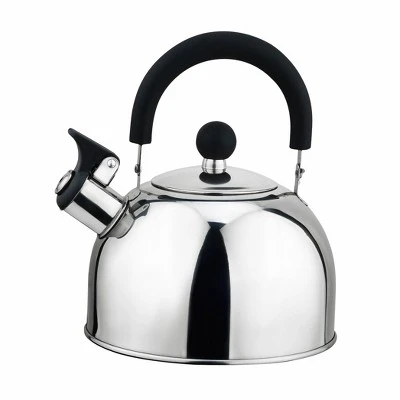 J&V TEXTILES 2.5qt Stainless Steel Whistling Tea Kettle 4 J&V TEXTILES 2.5qt Stainless Steel Whistling Tea Kettle - Image 2