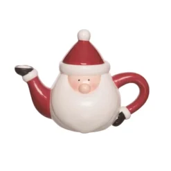 Transpac Dolomite 9 Inch Multicolor Christmas Santa Teapot Perfect For Holiday Tea Parties And Festive Decor -Household Kettle Shop GUEST 7c193ad0 79c3 4220 8149 abb1041a12a3