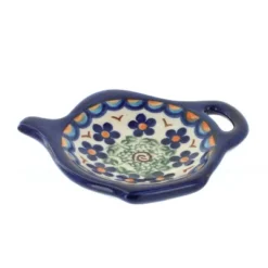 Blue Rose Polish Pottery 324 Vena Tea Bag Holder -Household Kettle Shop GUEST 7c2b8642 7e80 4931 bedb 2a6c95af7315