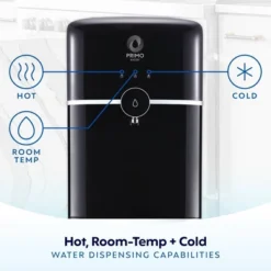 Primo Water Bottom Loading Pro Plus 3 Temp Water Dispenser With Smart Touch Technology: Freestanding 5 Gallon Hot & Cold Water Cooler Dispenser -Household Kettle Shop GUEST 8591caaf 08e8 4895 a813 1efbf8255667