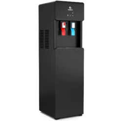 Avalon Self Cleaning Water Cooler And Dispenser - Black: Bottom Load, 5 Gallon, Hot & Cold, Freestanding