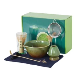 7 Pcs Matcha Whisk Set With Ceramic Bowl & Holder, Bamboo Whisk, Scoop & Rest, Stainless Steel Sifter, Tea Towel -Household Kettle Shop GUEST 86a2ec54 0cbe 43ee 9355 551926a2cfc8