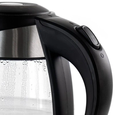 Mega Chef 1.8Lt. Glass And Stainless Steel Electric Tea Kettle: BPA-Free, Push-Button Lid, 360° Base, Overheat Protection 5 Mega Chef 1.8Lt. Glass And Stainless Steel Electric Tea Kettle: BPA-Free, Push-Button Lid, 360° Base, Overheat Protection - Image 3