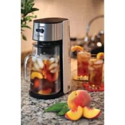 Capresso Iced Tea Maker With Glass Pitcher - 624.02: Automatic Sweet Tea Brewer, 2.5 Qt, Dishwasher-Safe, Black -Household Kettle Shop GUEST 88df286e 2566 4919 a052 5dd686a7772f