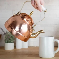 Classic Cuisine 7.25C/1.8Q Copper Tea Kettle -Household Kettle Shop GUEST 89056654 2ddd 4fb7 b825 cc4ed7155f0a