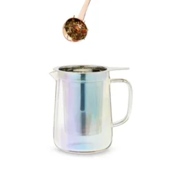Pinky Up Chas Mini Glass Teapot, Loose Leaf Tea Infuser, Hot Tea Or Iced Tea Maker, Small Teapot, 16 Ounce Loose Leaf Infuser, Iridescent, Set Of 1 13 Pinky Up Chas Mini Glass Teapot, Loose Leaf Tea Infuser, Hot Tea Or Iced Tea Maker, Small Teapot, 16 Ounce Loose Leaf Infuser, Iridescent, Set Of 1 -Household Kettle Shop GUEST 897c4943 248f 4ac1 9f2a c94dc401c908