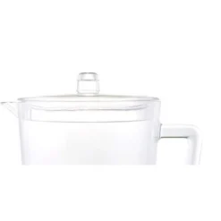 Gulches 2.75 Quarts Oval Halo Design Unbreakable Plastic Water Pitcher With Lid - BPA Free, Ideal For Drinks & Juices, With Spout,Blue