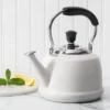 Martha Stewart Kingstree Large 2 Qt Heavy Gauge Stainless Steel Whistling Tea Kettle -Household Kettle Shop GUEST 8b84ab20 f4fc 4441 91fa ee35294eb433