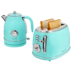 MegaChef 1.7 Liter Electric Tea Kettle & 2 Slice Toaster Combo In Turquoise: Small Water Boiler, Cordless, BPA-Free 19 MegaChef 1.7 Liter Electric Tea Kettle & 2 Slice Toaster Combo In Turquoise: Small Water Boiler, Cordless, BPA-Free -Household Kettle Shop GUEST 8c069657 4345 4875 a502 5c8f1328bd37