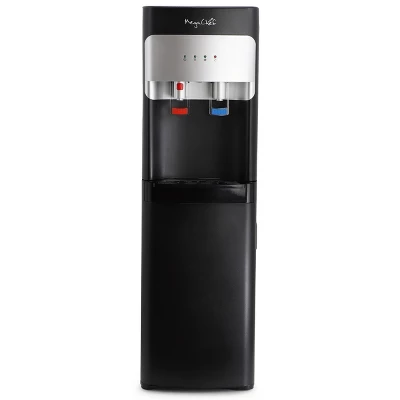 MegaChef Bottom Load Hot And Cold Water Dispenser In Black 3 MegaChef Bottom Load Hot And Cold Water Dispenser In Black