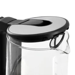 MegaChef 1.7L Glass Electric Tea Kettle: 1000W Borosilicate Glass, Stainless Steel Lid, Plastic Handle, Hand Wash, Clear 11 MegaChef 1.7L Glass Electric Tea Kettle: 1000W Borosilicate Glass, Stainless Steel Lid, Plastic Handle, Hand Wash, Clear -Household Kettle Shop GUEST 90a09425 0b70 451a 98e4 60e0b73c9370