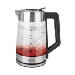 Capresso H2O Glass Select Electric Water Kettle: 68oz Rapid-Boil, LED Indicator, Stainless Steel Lid, 1500W Heater 30 Capresso H2O Glass Select Electric Water Kettle: 68oz Rapid-Boil, LED Indicator, Stainless Steel Lid, 1500W Heater -Household Kettle Shop GUEST 920a7fbb 2195 4663 ac44 6804a8c06abe
