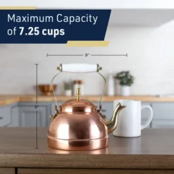 Classic Cuisine 7.25C/1.8Q Copper Tea Kettle -Household Kettle Shop GUEST 9267edb7 4c56 4e56 a5e1 ae312ec49756