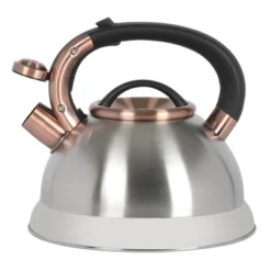 Mr. Coffee® Mr. Coffee Flintshire 2.2 Quart Large Whistling Stainless Steel Tea Kettle