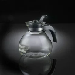 Café Brew Collection Clear Glass Whistling Tea Kettle, To Purely Brew Tea With No Metallic Taste Or Other Carafe Flavors, 12 Cup Capacity -Household Kettle Shop GUEST 9483ad70 992e 4edb 907d 910850fe476c