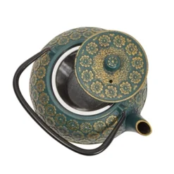 Juvale Cast Iron Floral Teapot Kettle With Stainless Steel Infuser Set, Japanese Tea Pot For Kitchen Pantry, 34 Oz 20 Juvale Cast Iron Floral Teapot Kettle With Stainless Steel Infuser Set, Japanese Tea Pot For Kitchen Pantry, 34 Oz -Household Kettle Shop GUEST 94dad06d 438b 4120 8558 a5693ef4db33