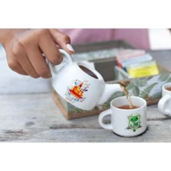 Seven20 Harry Potter Hogwarts Mini Porcelain Teapot 5oz -Household Kettle Shop GUEST 983f235f 682b 4573 8e3e 07d3813c74a7