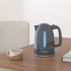 Black & Decker BLACK+DECKER 1.7L Cordless Electric Kettle, KE1555GY, Water Window, Rapid Boil, Auto Shutoff, Grey