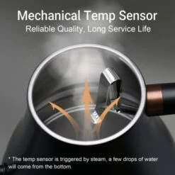 Mecity Electric Gooseneck Kettle - Stainless Steel Water Boiler, 27 Fl Oz, 1000W, Auto Shut Off -Household Kettle Shop GUEST 98d07dc4 1c4a 48de 8f0a ce58ac8fa7dc