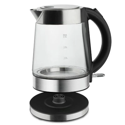 Luminuxe 1.7L Electric Kettle, Speed-Boil Glass Electric Water Boiler & Warmer 1500W Tea Heater, Auto Shut-Off Cool Touch Handle 3 Luminuxe 1.7L Electric Kettle, Speed-Boil Glass Electric Water Boiler & Warmer 1500W Tea Heater, Auto Shut-Off Cool Touch Handle