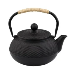 Itopfox Small Cast Iron Teapot With Stainless Steel Infuser For Loose Leaf Tea & Coffee, Stovetop Safe, Enamel Interior, Japanese Style, Black -Household Kettle Shop GUEST 9e2f7435 68fc 4a71 a7af 9ed9f38cb155